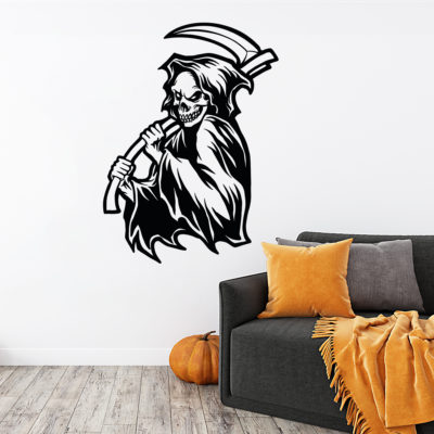 Wandtattoo Aufkleber Wanddeko Reaper Sensenmann