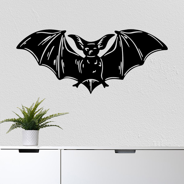 Wandtattoo Aufkleber Wanddeko Tier Fledermaus