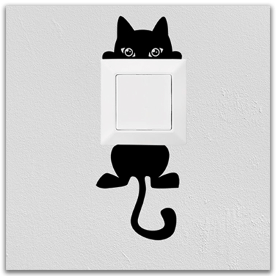 Wandtattoo Katze